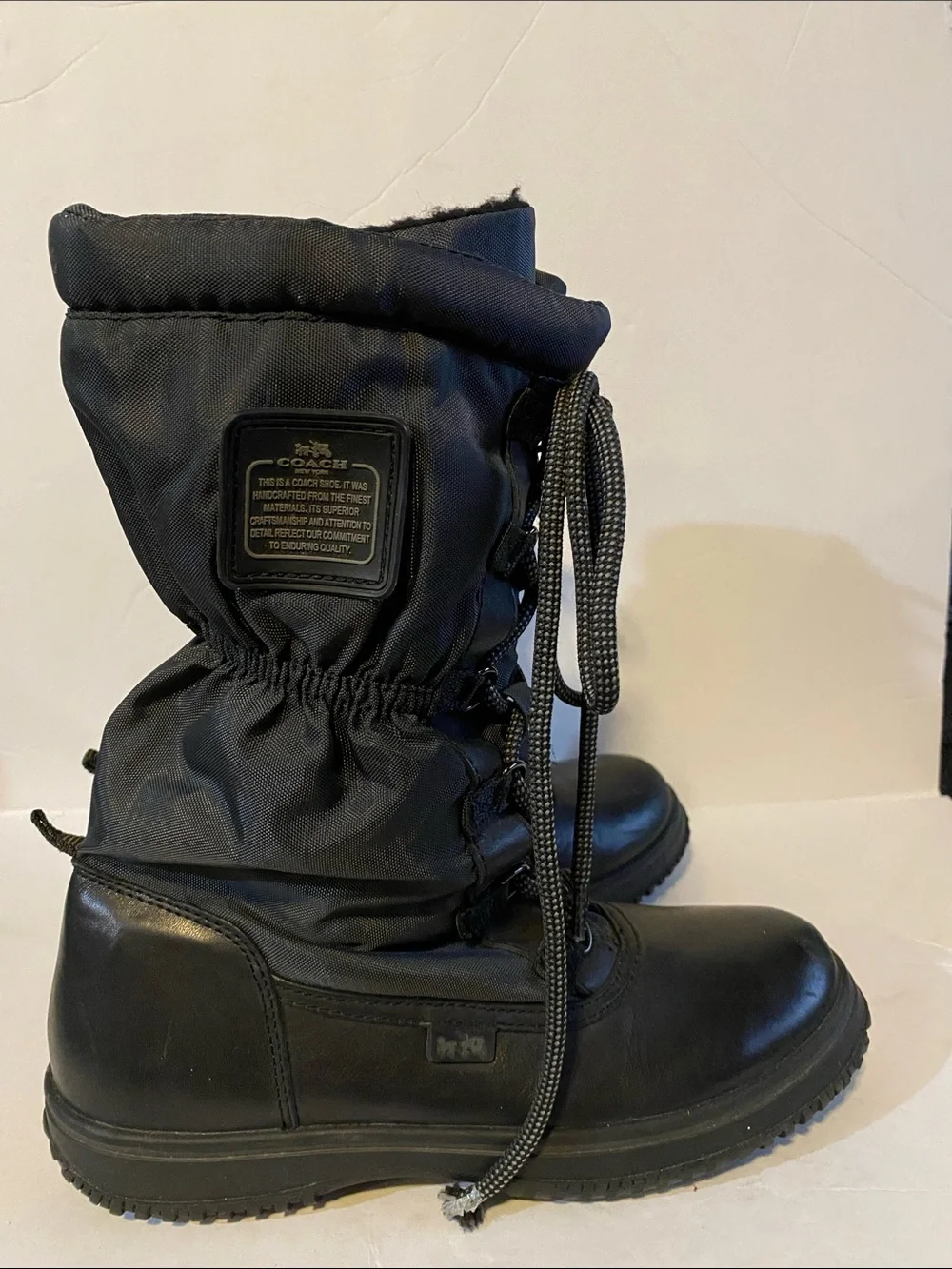 Coach Women's Sage Lace Up Cold Weather Boot
